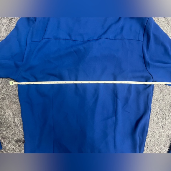 NWT Royal Blue & Black Long Sleeve Blouse! - Picture 11 of 16